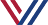 CV Tech blue and red "V" logo