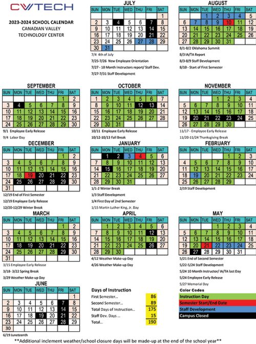 2023-2024 - CVTech Calendar