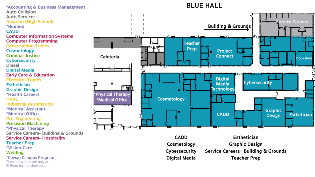 map blue hall